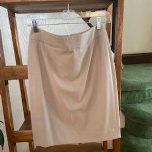 Calvin Klein Tan Suit Skirt